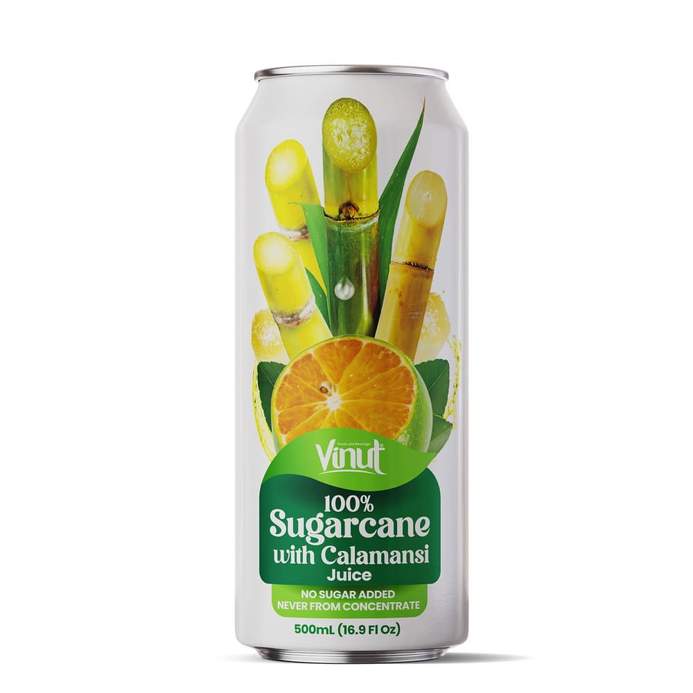 VINUT 100% Cukornád ital, 16.9 fl oz - Nem sűrítményből készült