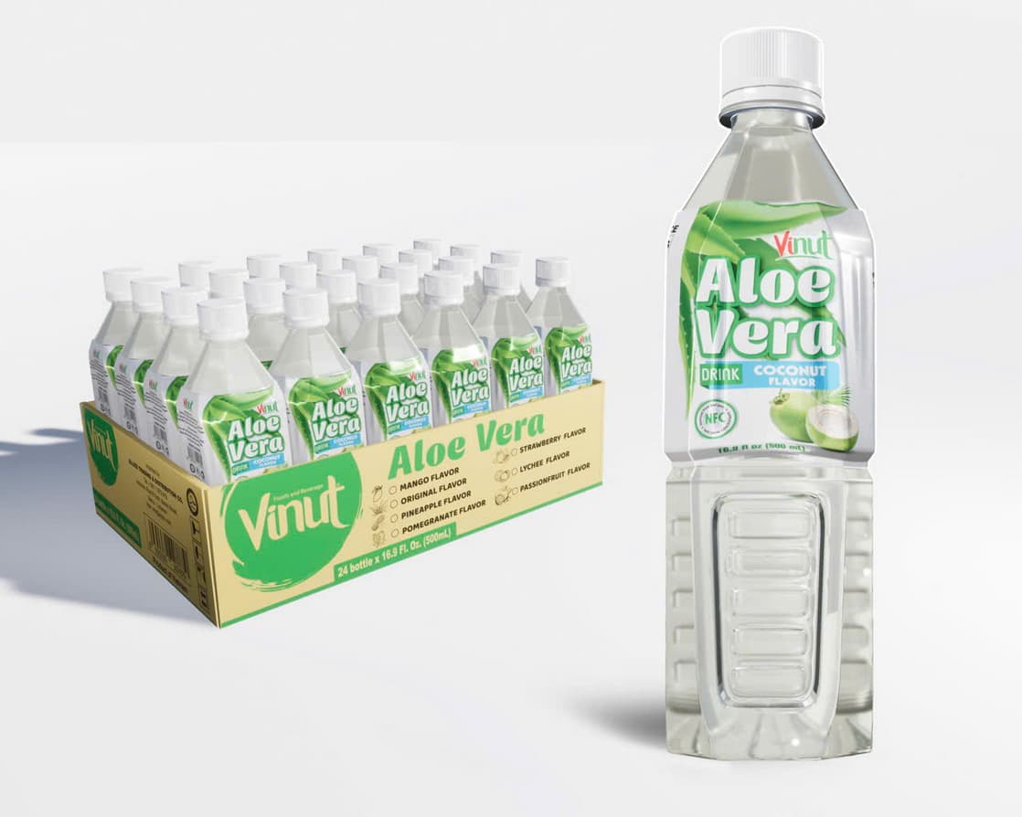 VINUT Kókusz ízű Aloe Vera ital, 500ml