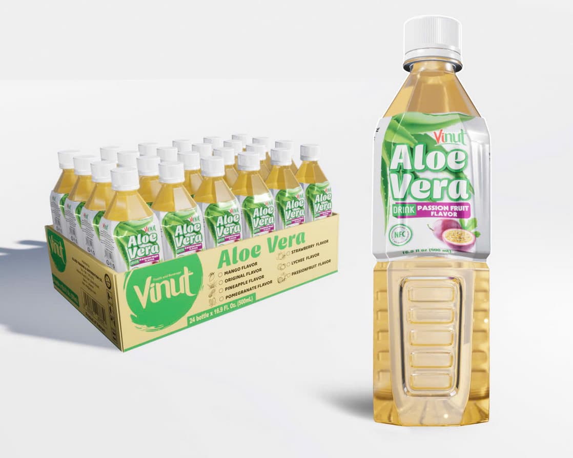 VINUT Maracuja ízű aloe verás ital 500ml