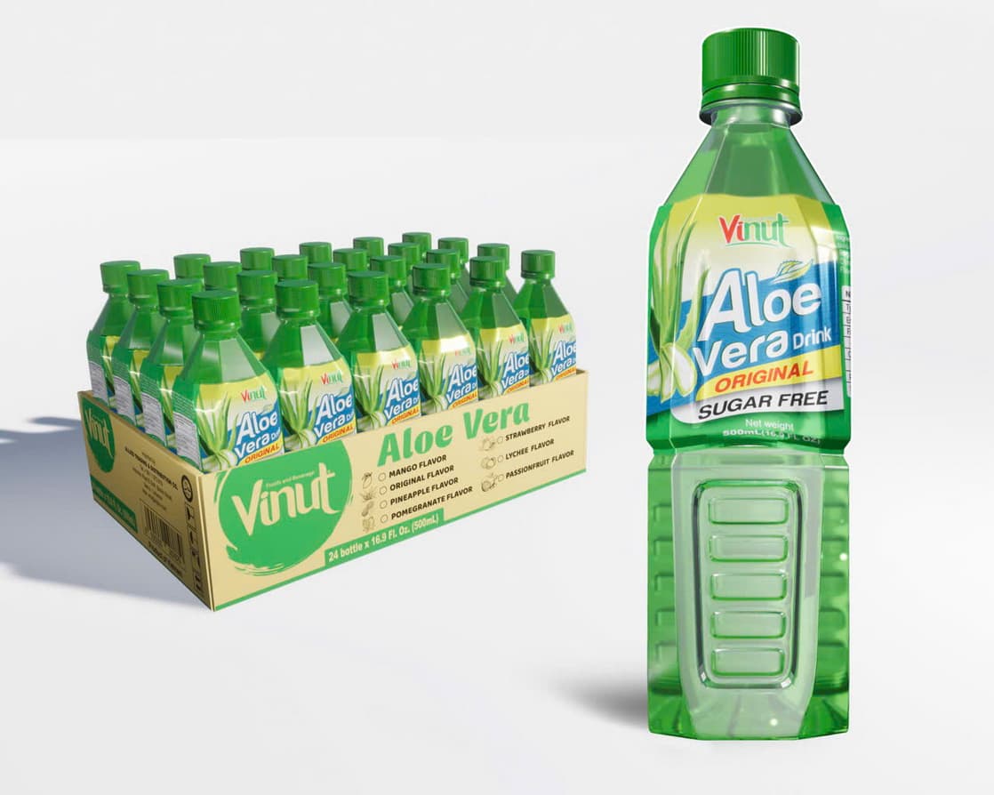 VINUT Original Cukormentes Aloe Vera ital 500ml