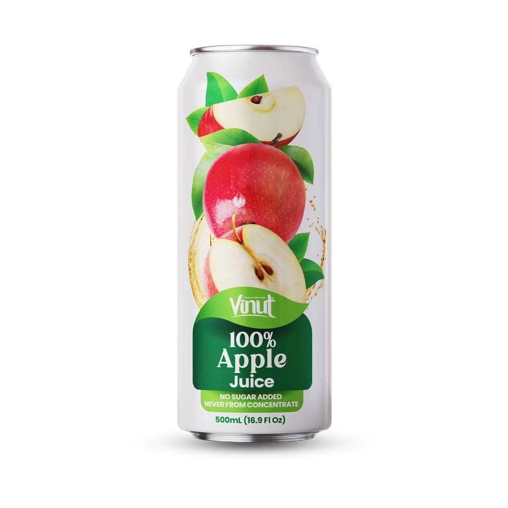 VINUT 100%-os Almalé, Hozzáadott cukor nélkül, Nem sűrítményből készült, 16.9 fl oz 500 mL