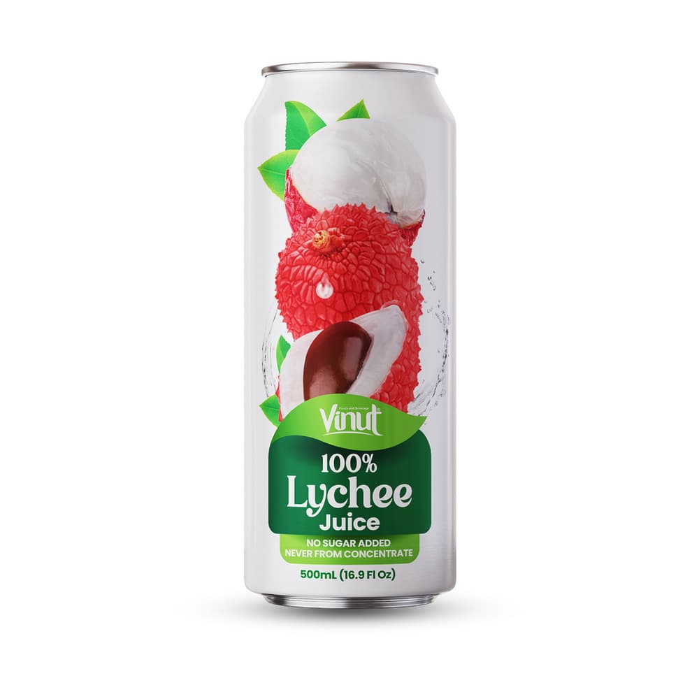 VINUT 100%-os Licsilé, Hozzáadott cukor nélkül, Nem sűrítményből készült, 16.9 fl oz 500 mL