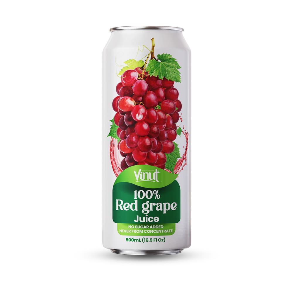 VINUT 100%-os Vörösszőlőlé, Hozzáadott Cukor Nélkül, Nem Sűrítményből, 16.9 fl oz 500 mL