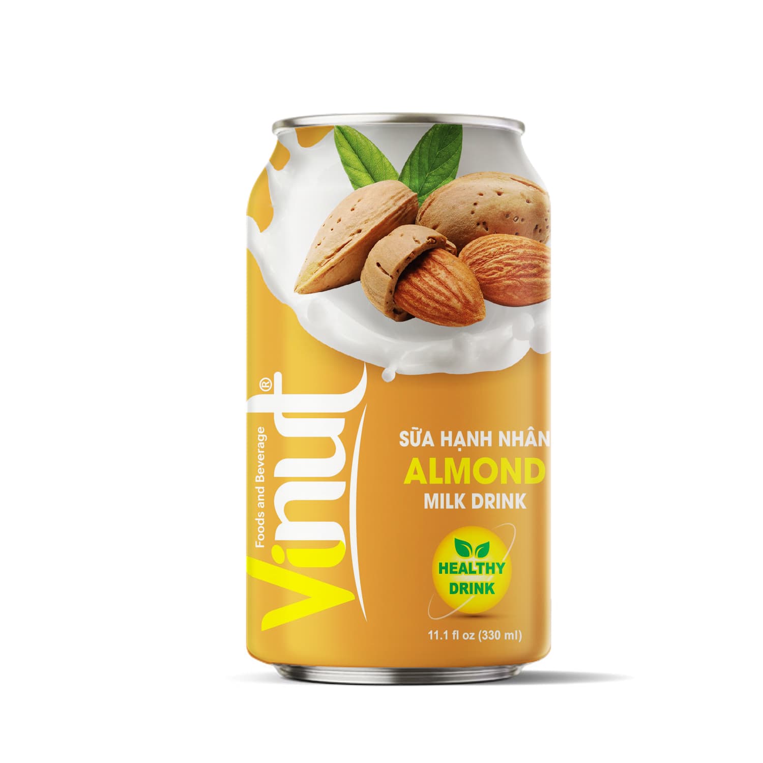 VINUT Mandulaital, Egészséges ital, Keskeny doboz, 11.1 fl oz 330 mL