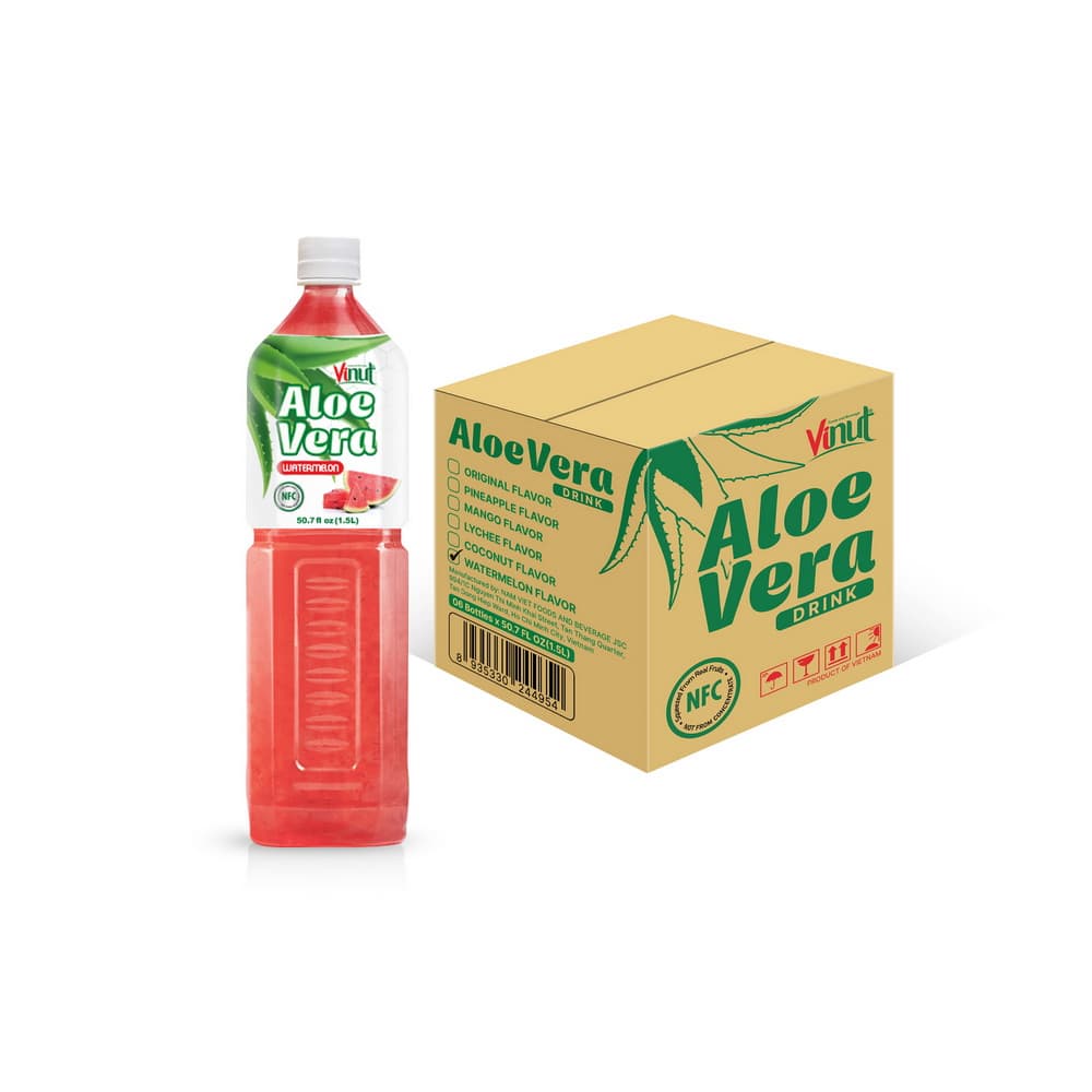 VINUT Görögdinnyés Aloe Vera Ital, NFC, PET palack, 50.7 fl oz 1.5 L