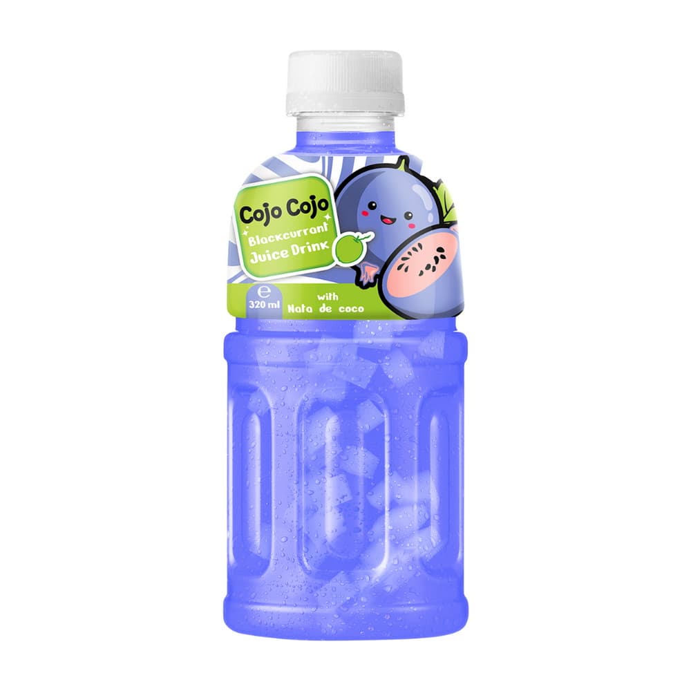 VINUT Feketeribizli gyümölcsital Nata de coco-val, 320 mL