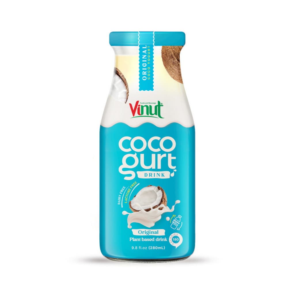 VINUT Cocogurt Original Növényi Alapú Ital, 9.8 fl oz 280 mL