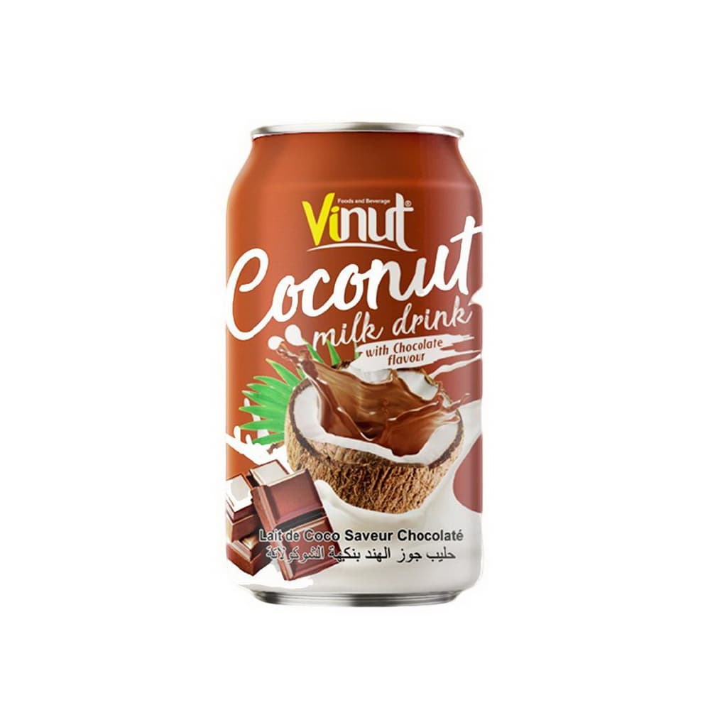 VINUT Csokoládé ízű kókusztej ital, Dobozos, (330 mL)