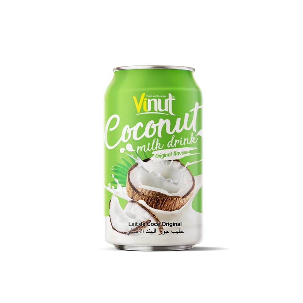 VINUT Kókusztej ital, Eredeti ízesítésű, 330 mL-es doboz