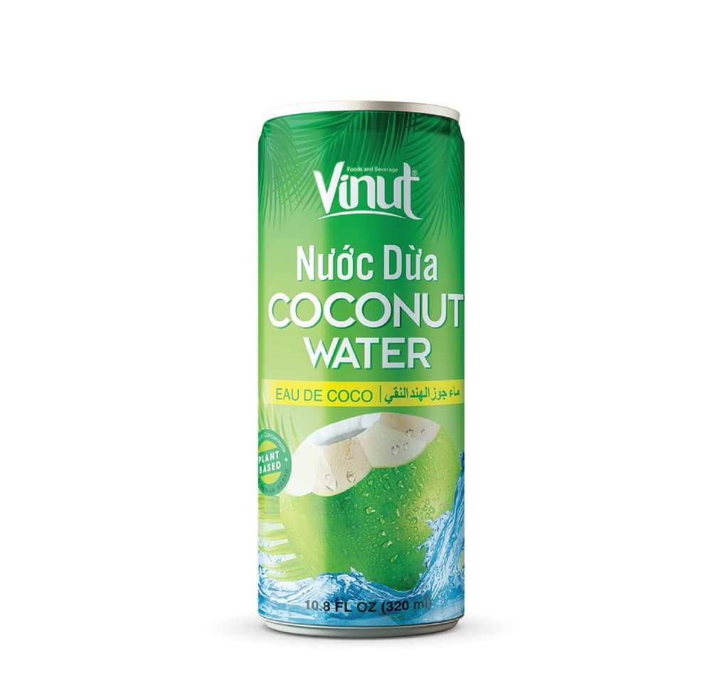 VINUT Kókuszvíz, Növényi alapú, Doboz, 10.8 fl oz 320 mL