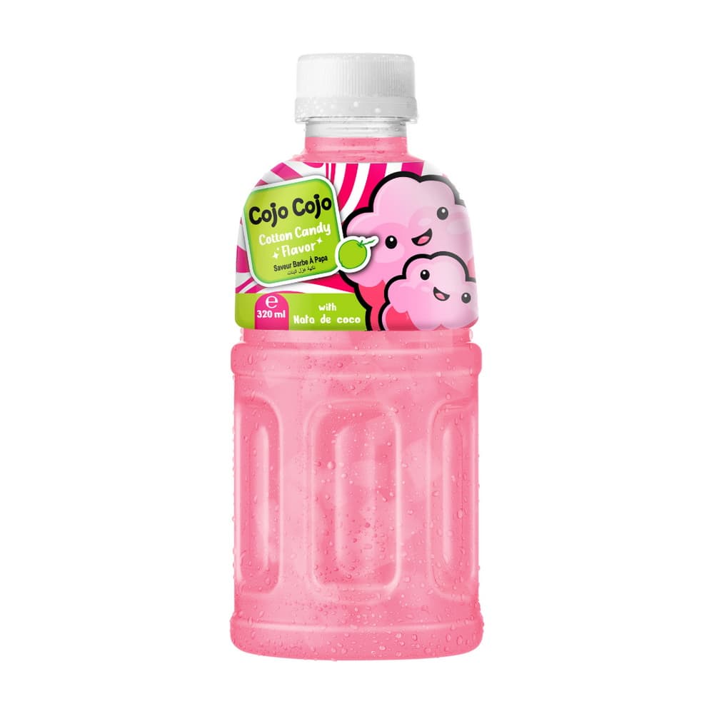 VINUT Vattacukor ízű ital, Nata de coco-val, 320 mL PET palack