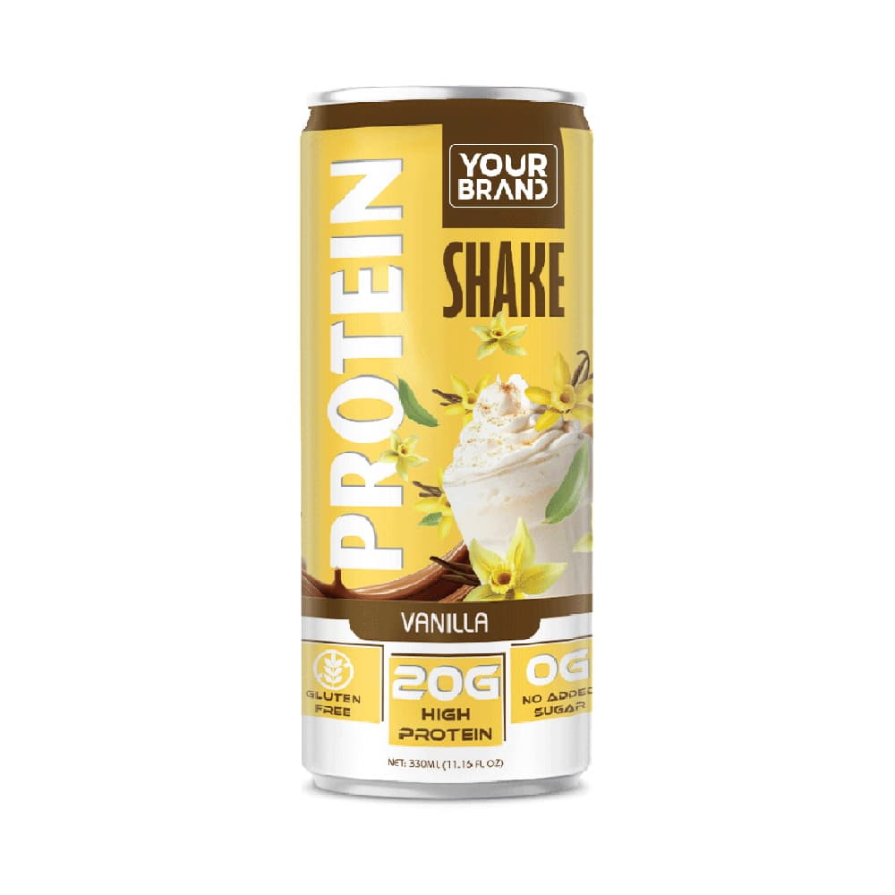 VINUT Vaníliás Fehérjeturmix, Gluténmentes, 20g Fehérje, Hozzáadott cukor nélkül, 11.16 fl oz (330 mL)